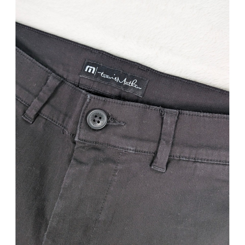 Travis Mathew‎ Chino Pants Mens 30 Black Casual Cotton Blend Golf Casual